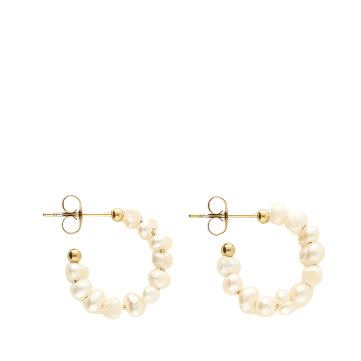 Earrings Fine Pearl - Gold