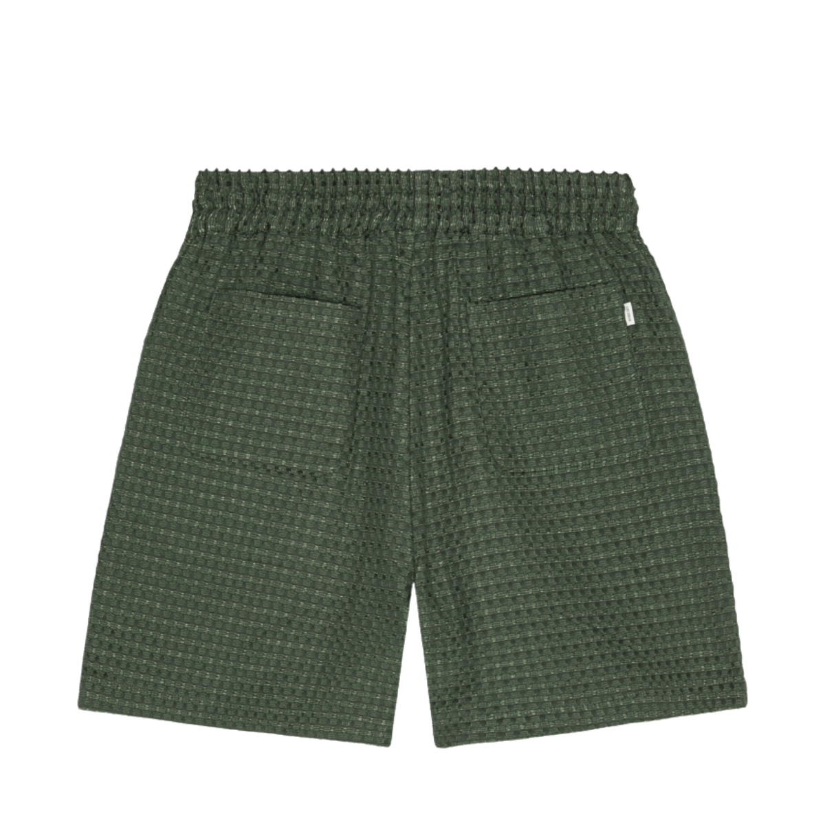 Check Seersucker Shorts - Pine Green