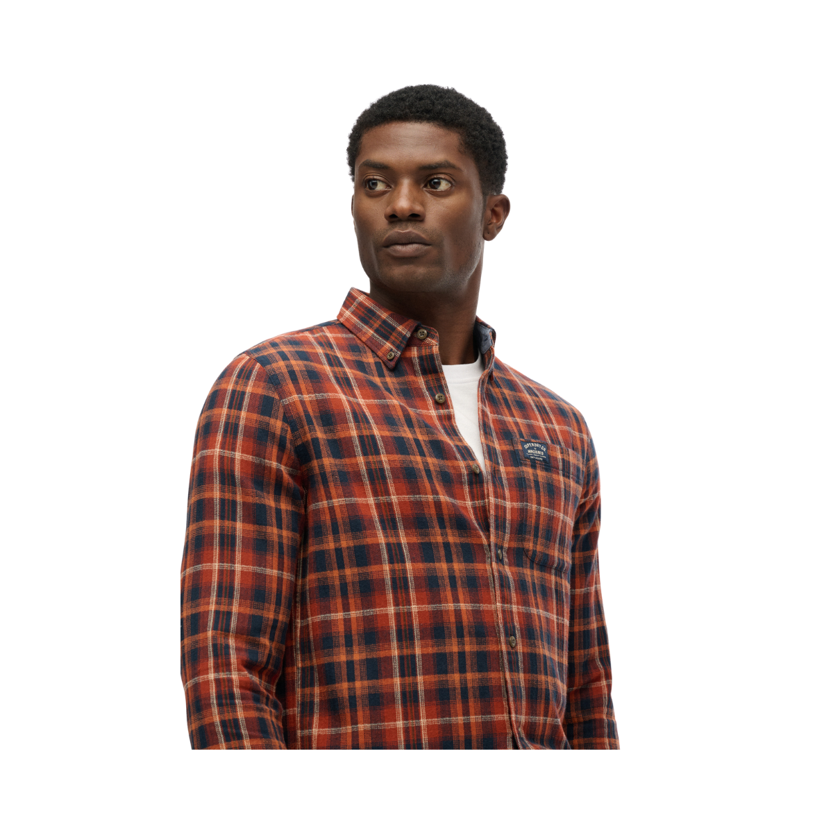 Lumberjack LS Shirt - Logger Check Orange