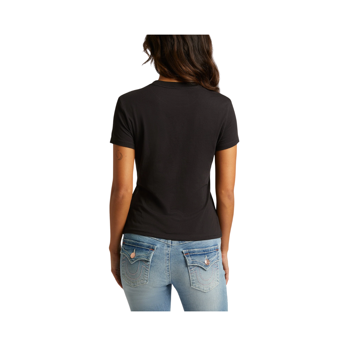 Buddha cystal Crew Tee - 1001 Jet Black
