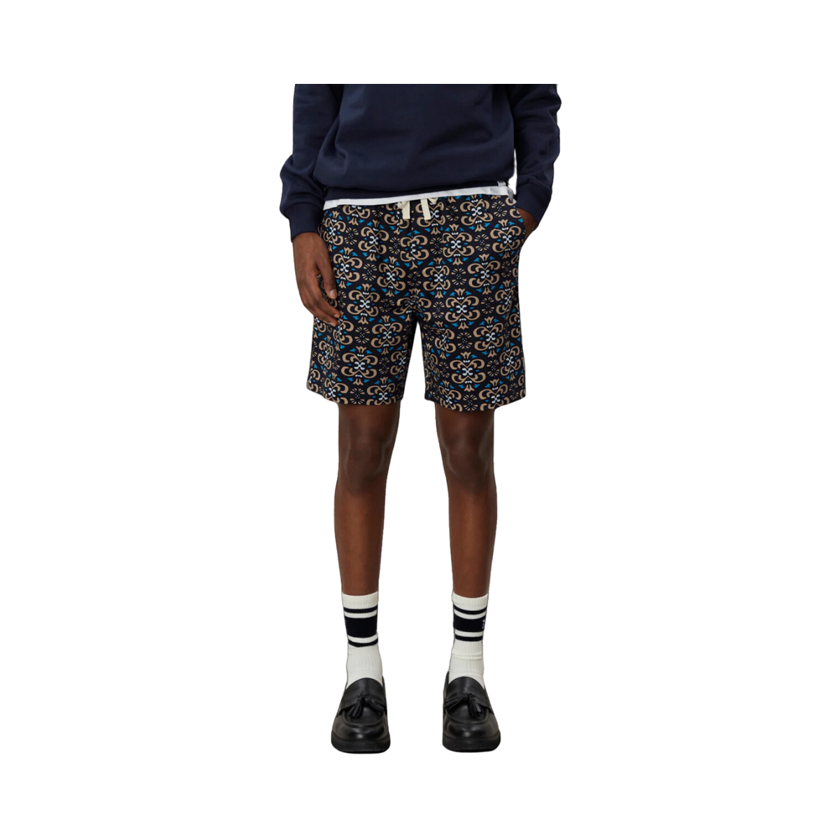 Hendrix AOP Shorts - Navy