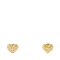 Studs heart stone - 1200 Gold