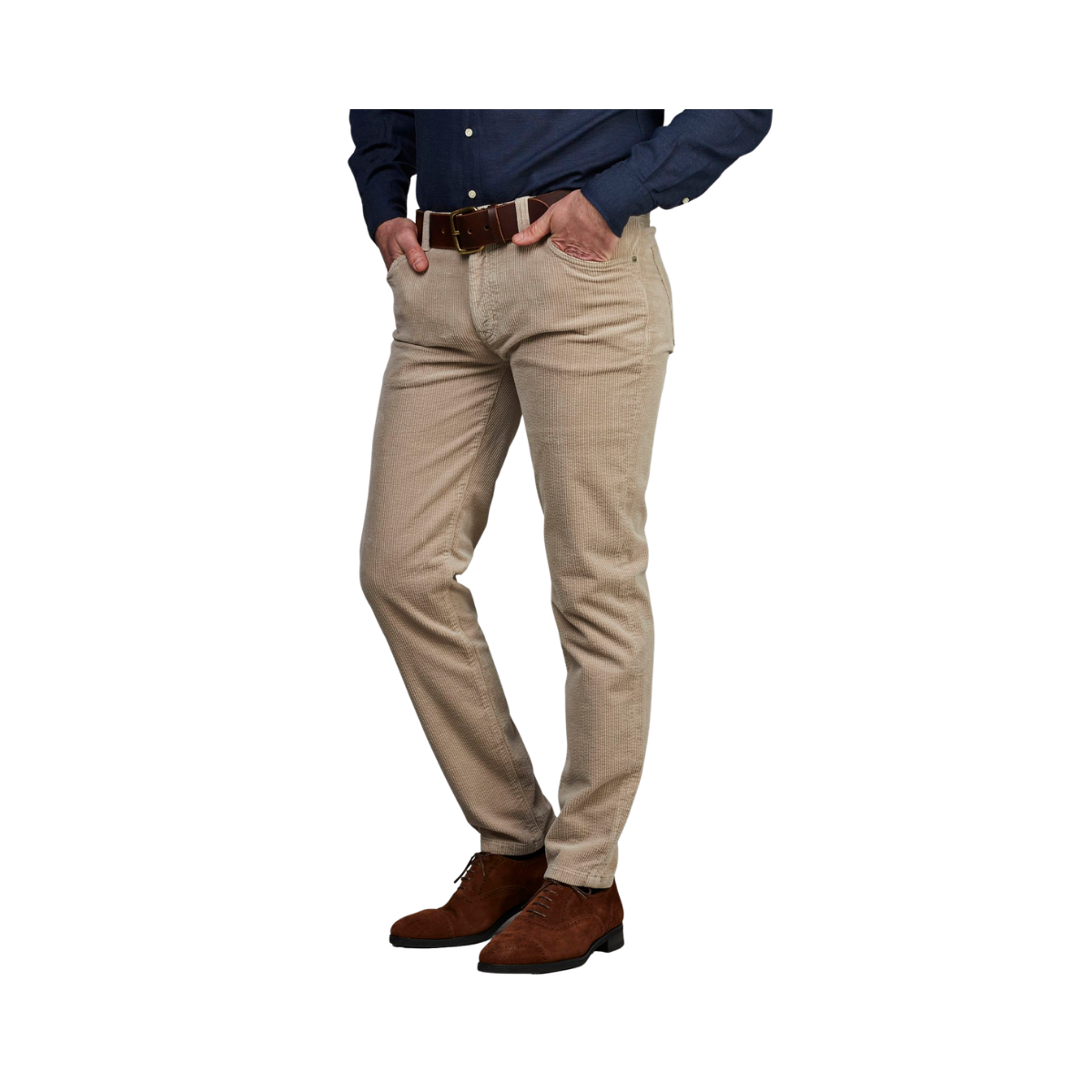 5-Pkt 8W Cord - Beige