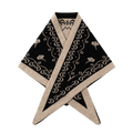 N-Neomi Scarf - Sand Black Mix