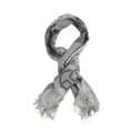 Monogram Wool Scarf - 90 Charcoal Melange
