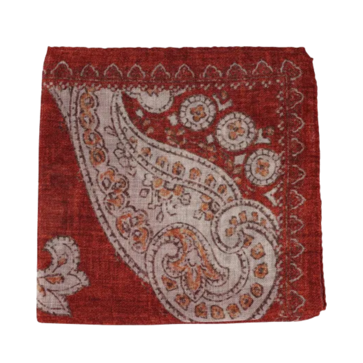 Pocket Square - Rust melange