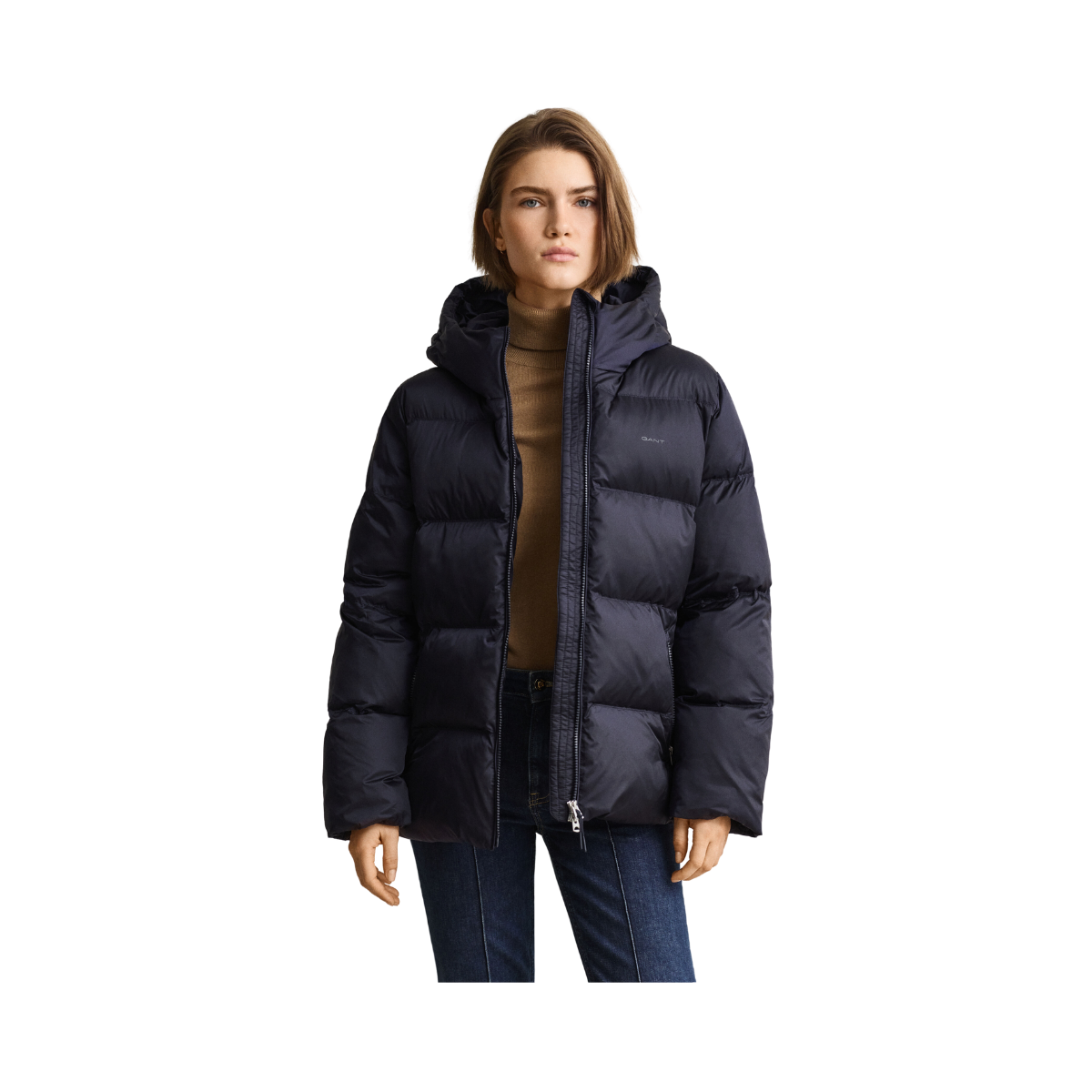 Mid Padded Jacket - Evening Blue