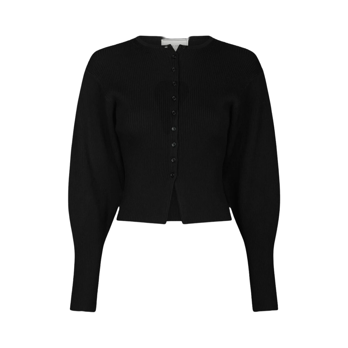 Briano Stitch Knit Cardigan - Black