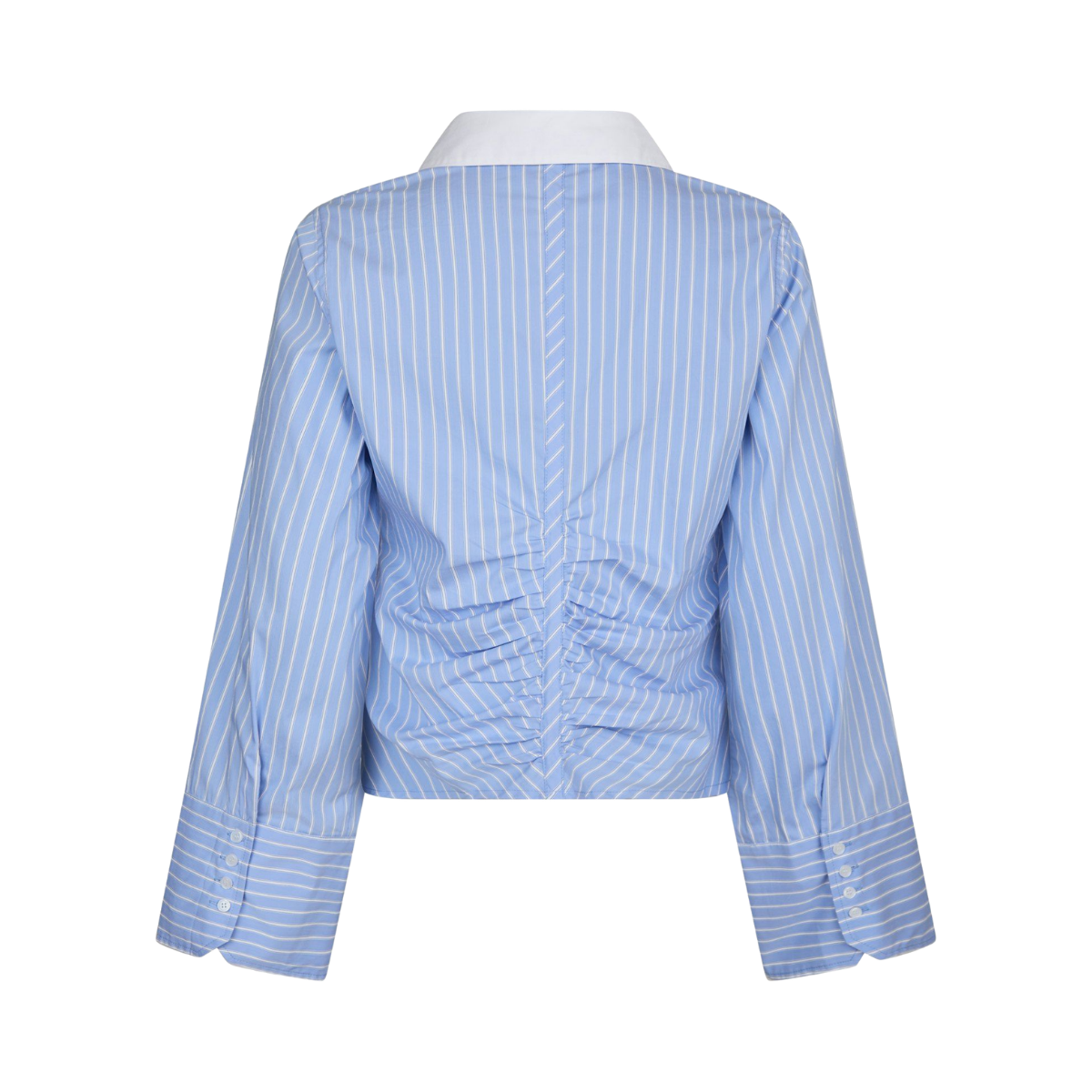 Francesca Stripe Shirt - Light Blue