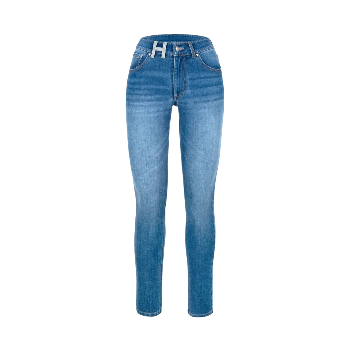 Natalie Skinny Jeans - Medium Wash Blue Denim