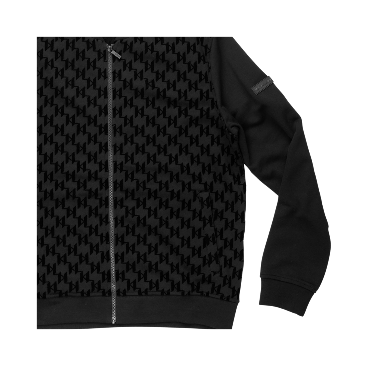 Sweat Zip Jacket - Black