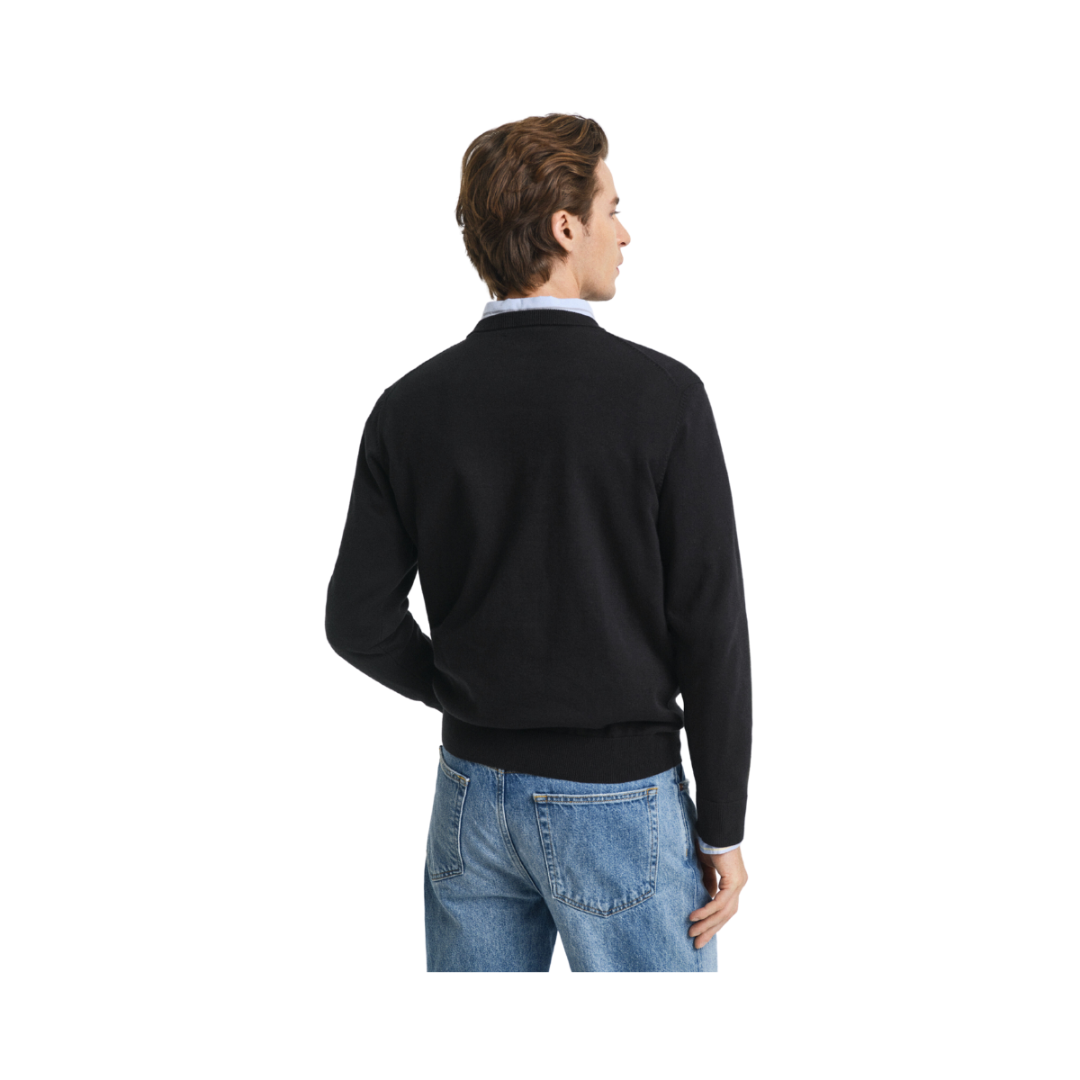 Classic Cotton C-Neck - Black