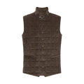 Tech Cord Vest - Chocolate
