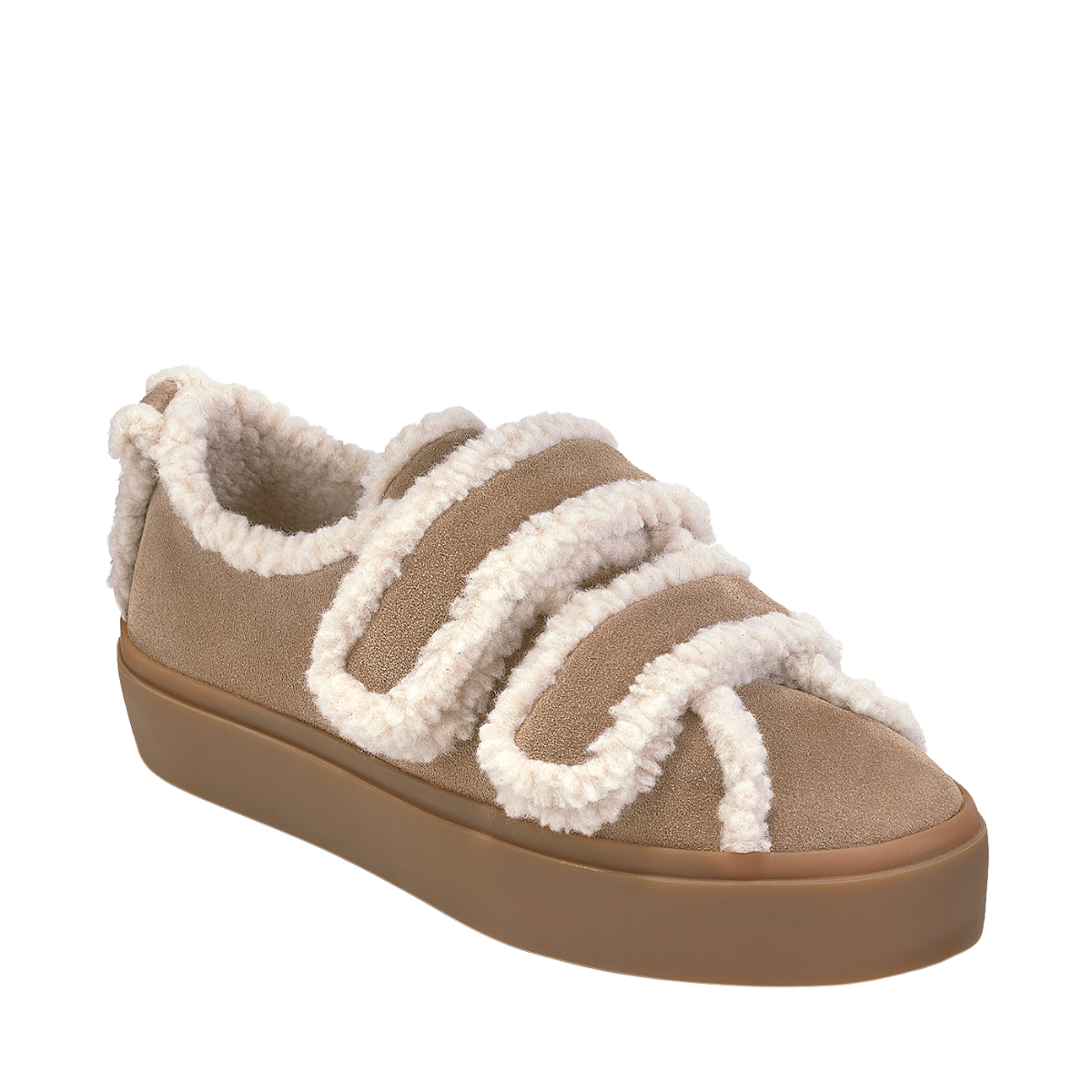 Shearling Low Velcro - 262 Light Beige