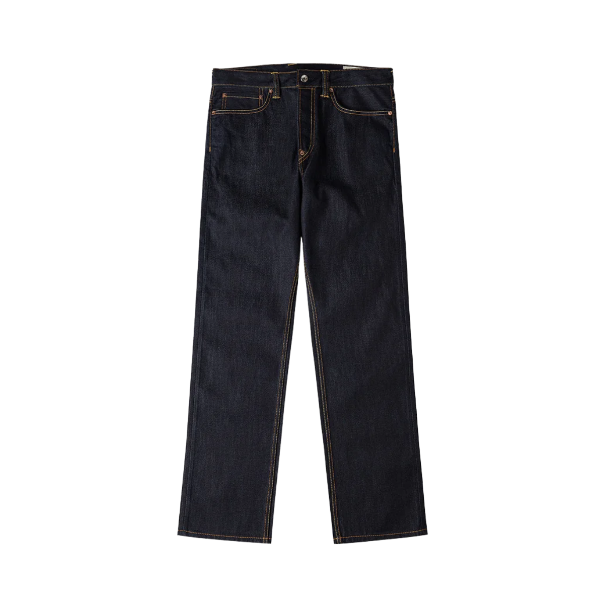 White Seagull Printed Pocket Jeans - RAW INDIGO