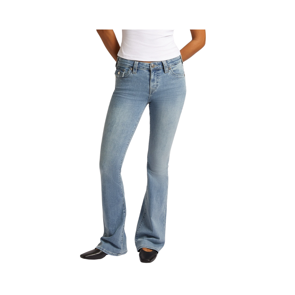Becca Mid Rise Boot Cut - Blue