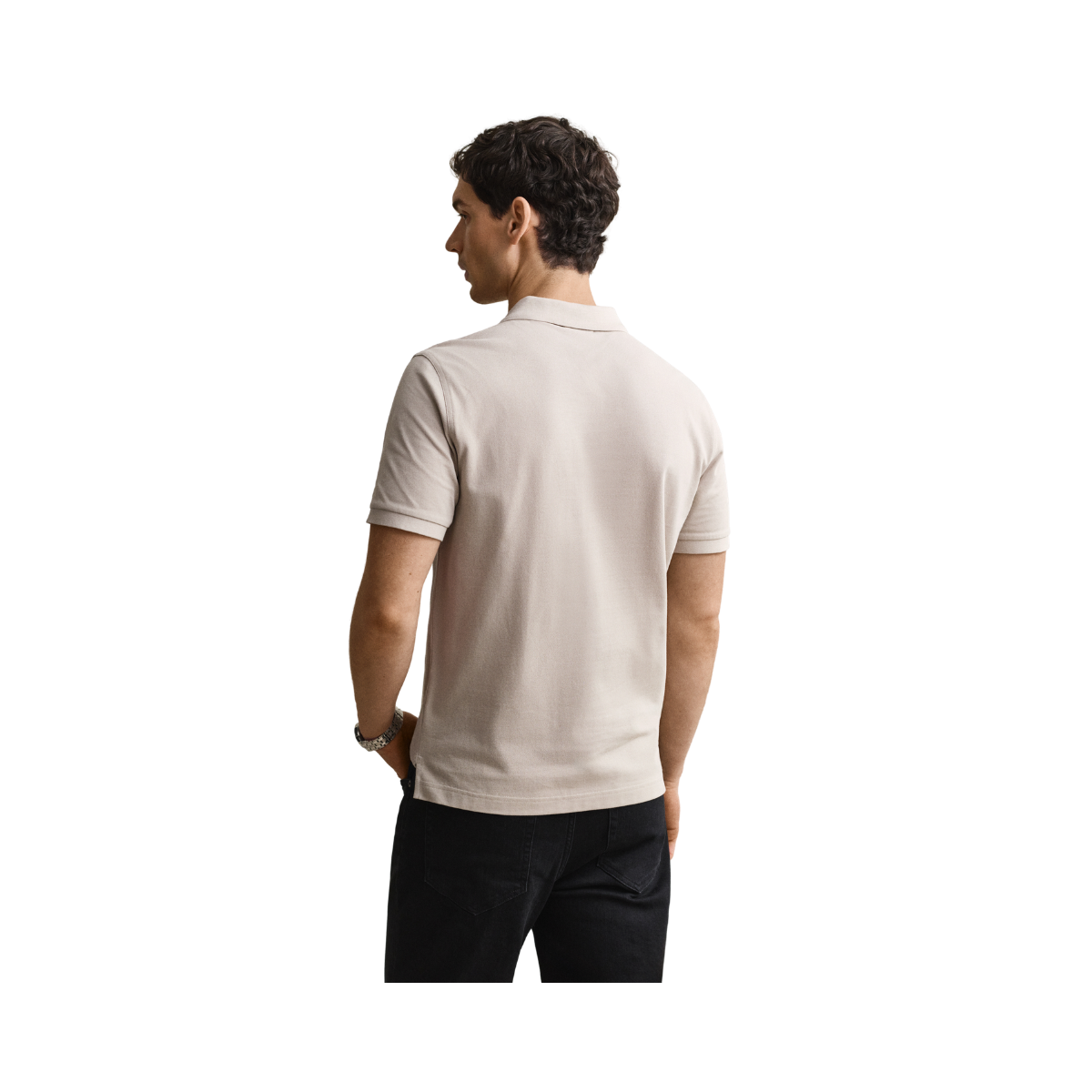 Shield SS Pique Polo - Clay Beige