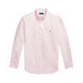 Custom Fit Striped Oxford Shirt - New Rose/White