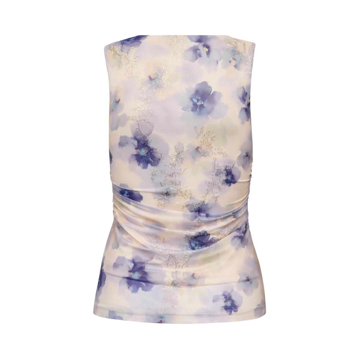 Claudine Top - Purple/Yellow