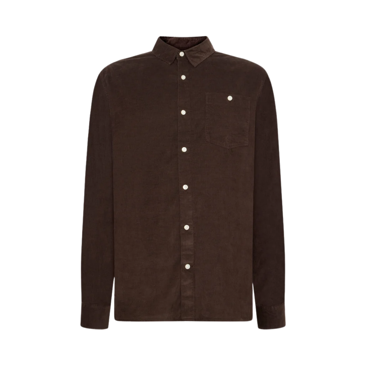 Dune Regular Corduroy Shirt - Chocolate Torte