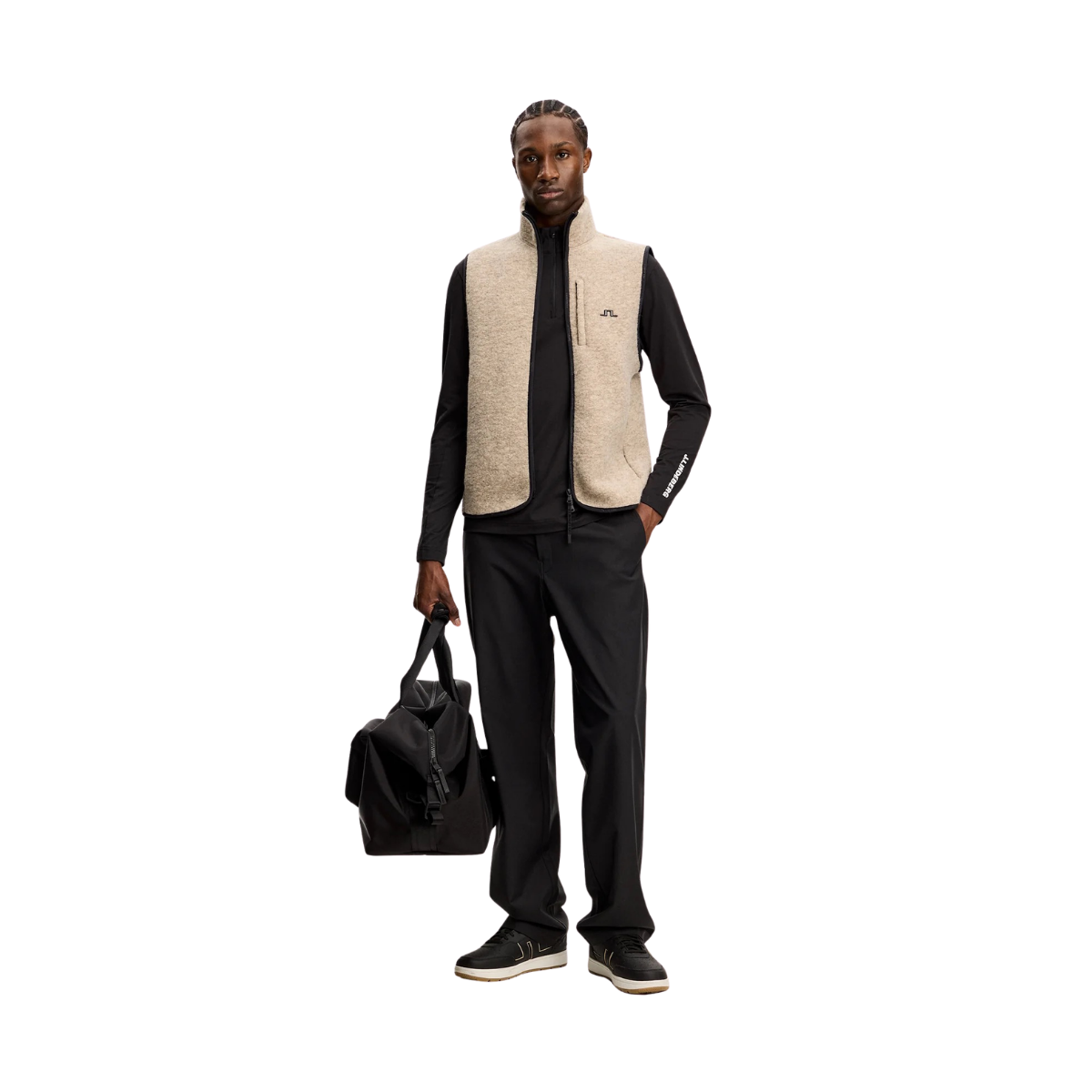 Duncan Wool Fleece Vest - Moonbeam