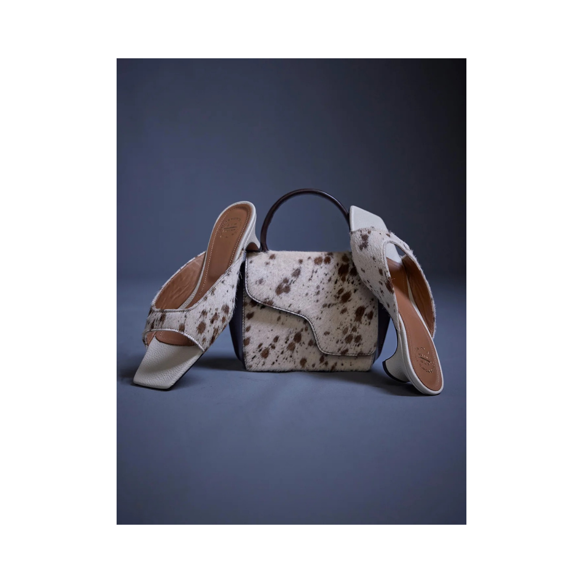 Montalcino Mandorla Printed Mini - Mandorla/Walnut