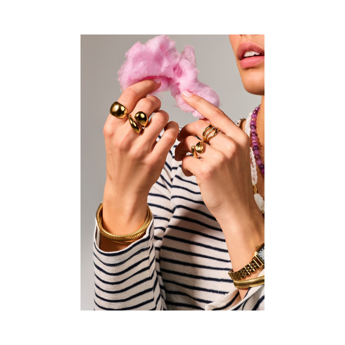 Ring chunky bubble OS - 1200 Gold