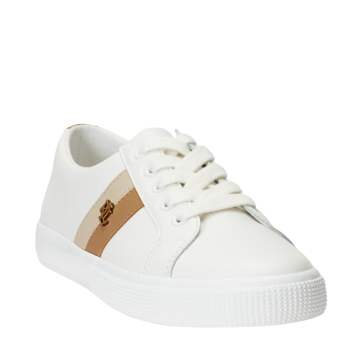 Janson Sneakers Low Top Lace - Snow White/Sand/Blue