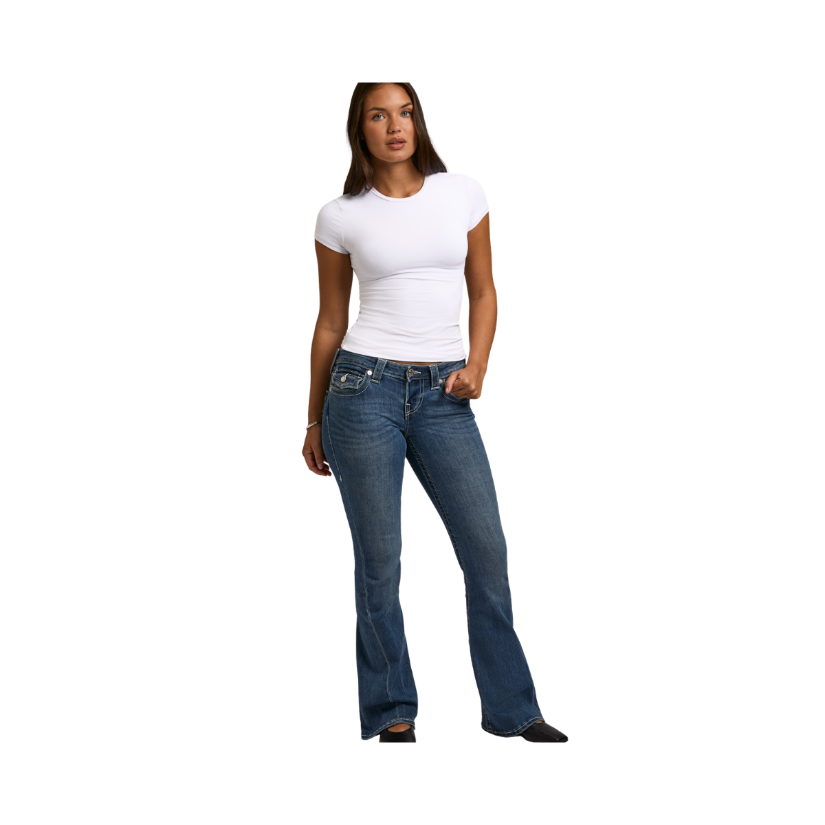Joey Low Rise Flare Flap - IOFM Arabella