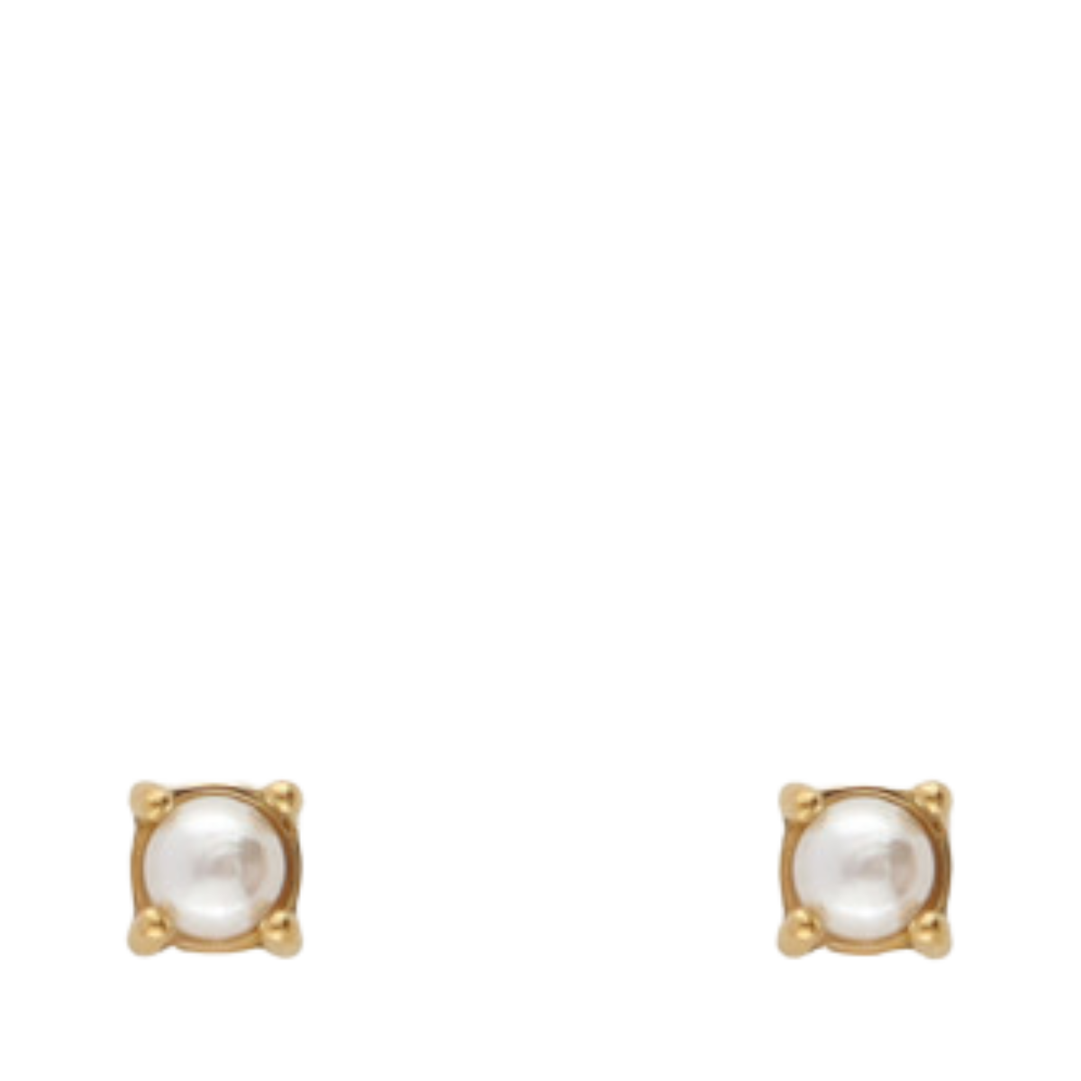 Earstud small pearl - Gold
