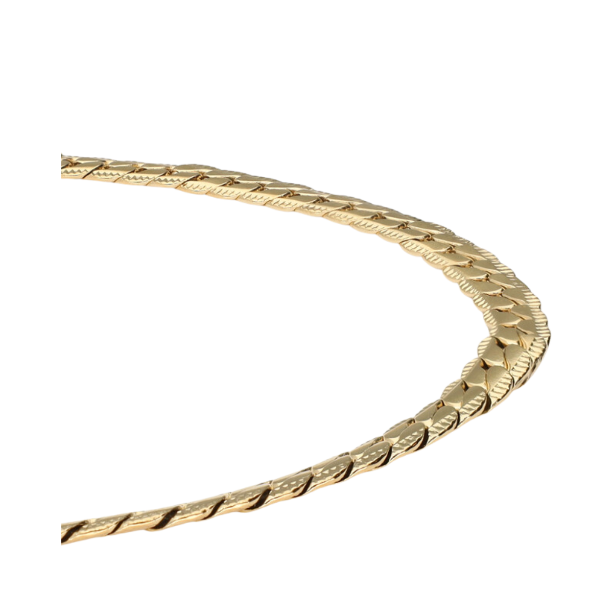 Bracelet flat link - Gold