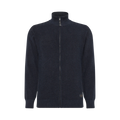 AndersSi Structure Cardigan - Deep Marine Melange