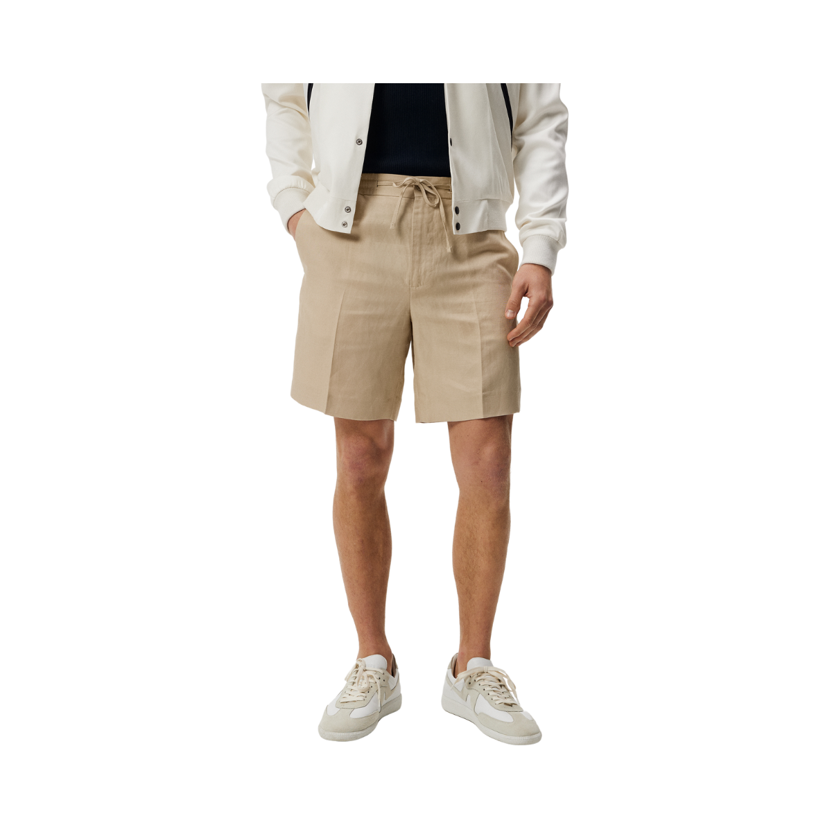 Baron Tencel Linen Shorts - Beige