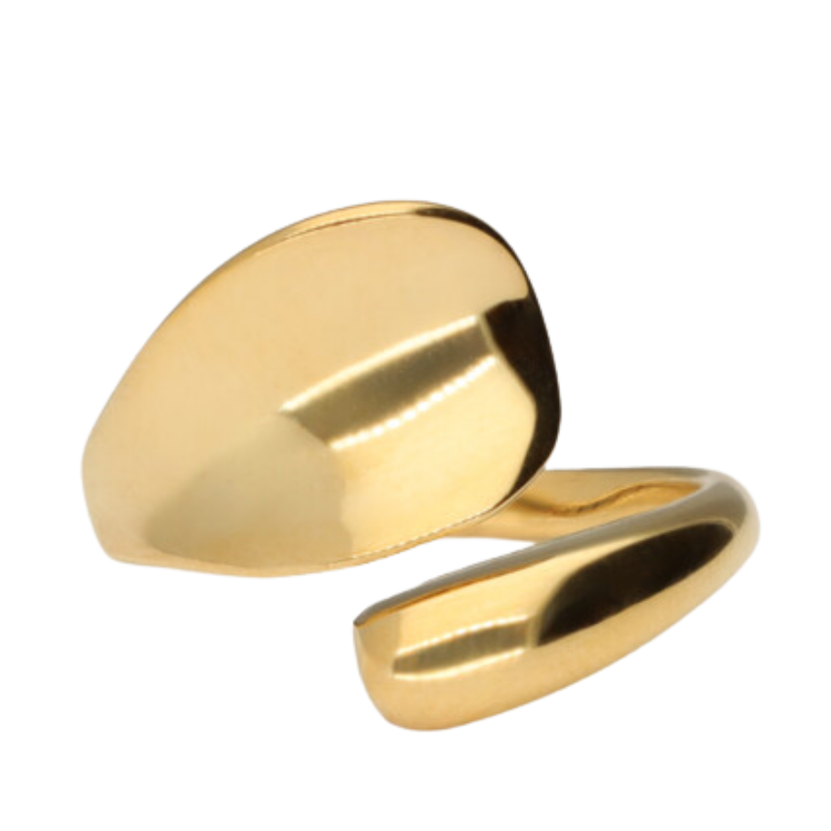 Ring Hollow Os - Gold