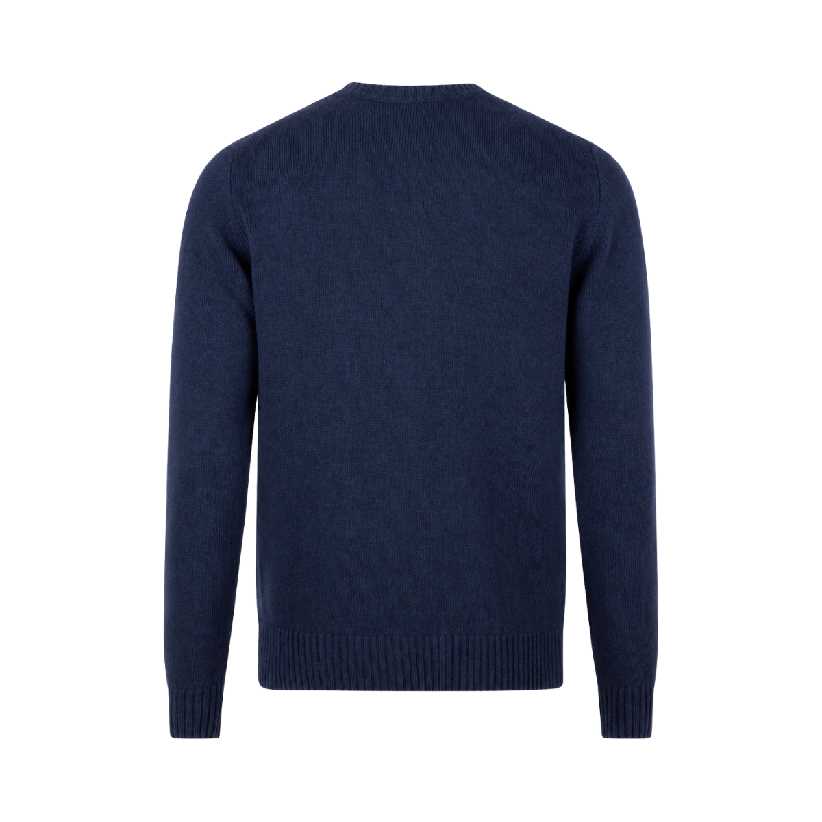 Pullover Knitted Crew Neck - Dark Blue