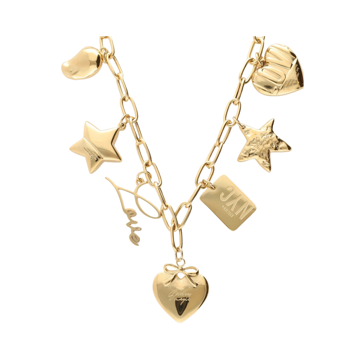 Necklace charms New York - 1200 Gold