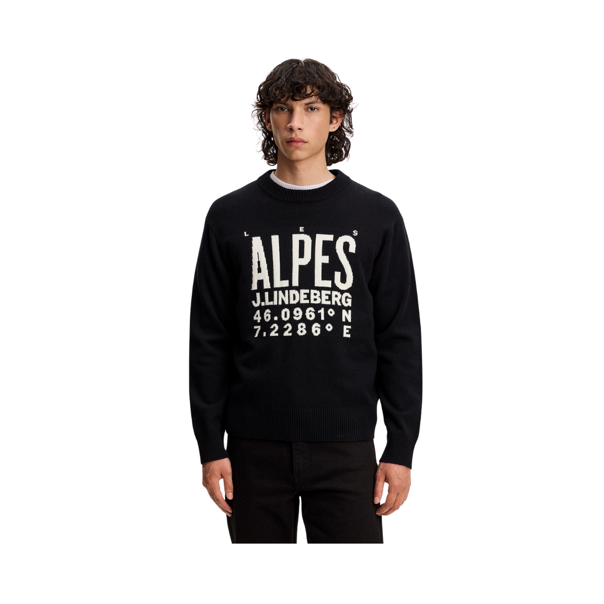 WILLIAM KNITTED SWEATER - Black
