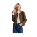 Alexa Tweed Jacket - Brown