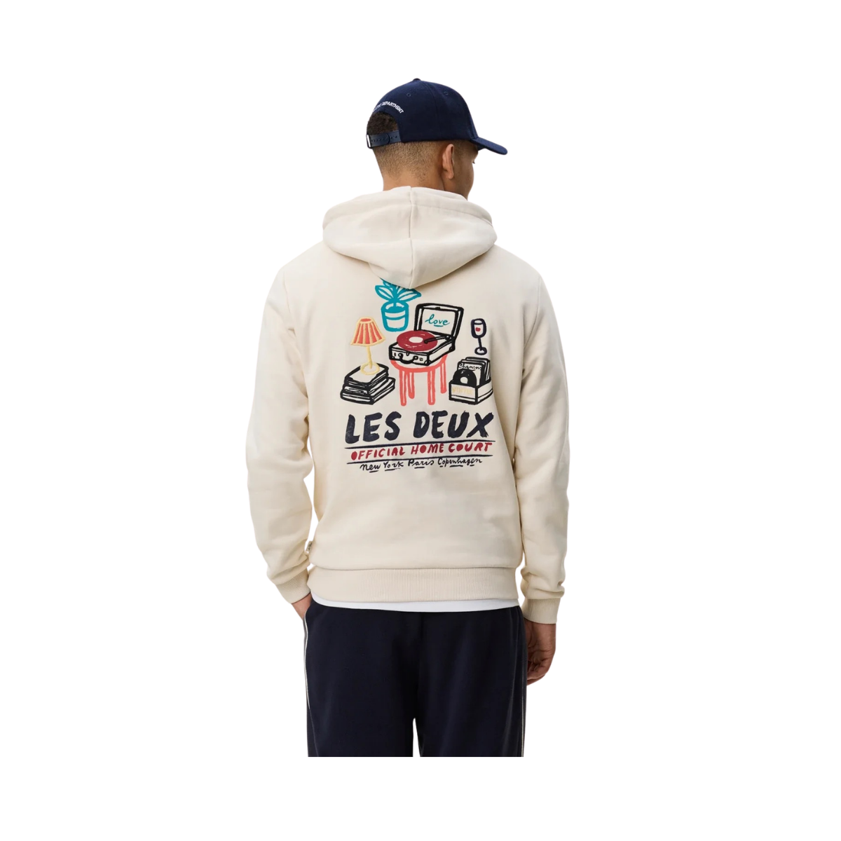 Record Hoodie - Ivory