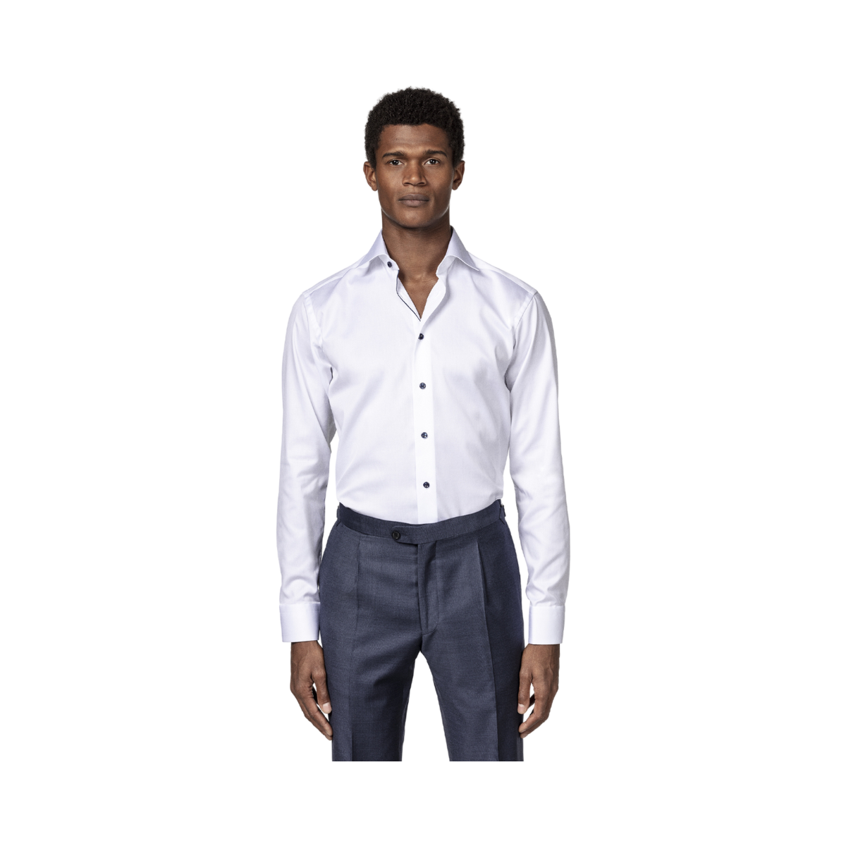 Signature Twill Contemporary Shirt - White