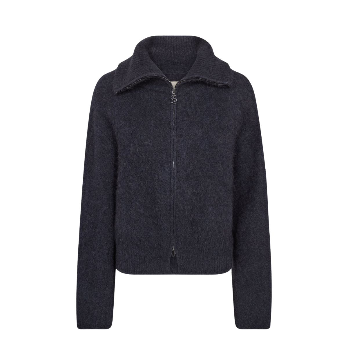 MMHulda Knit Zip Cardigan - Salute Navy