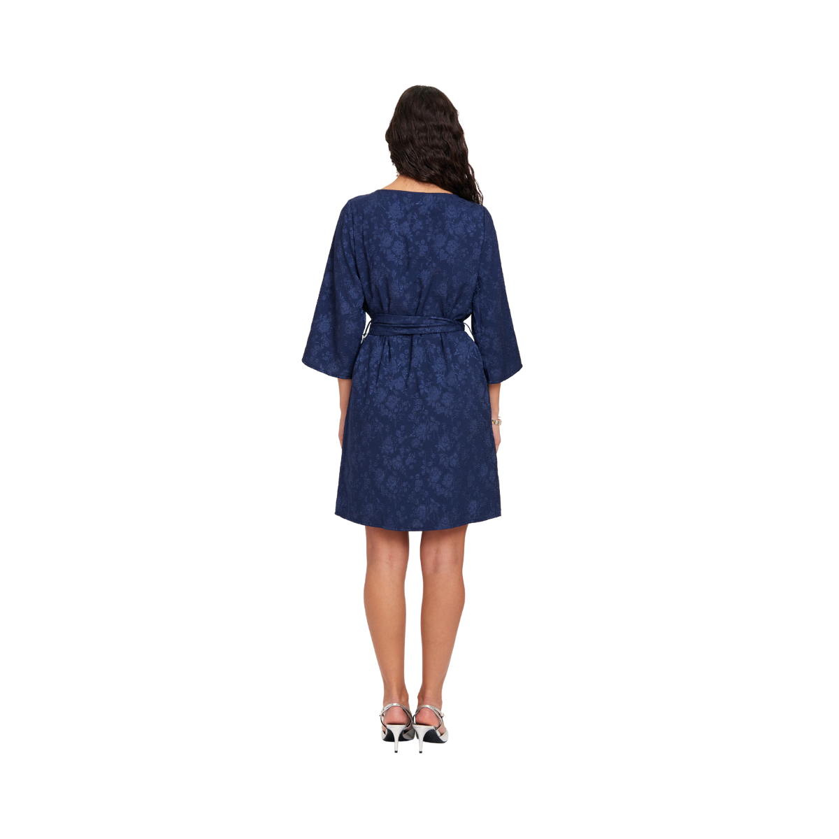 Kailey Dress - Navy Flowers