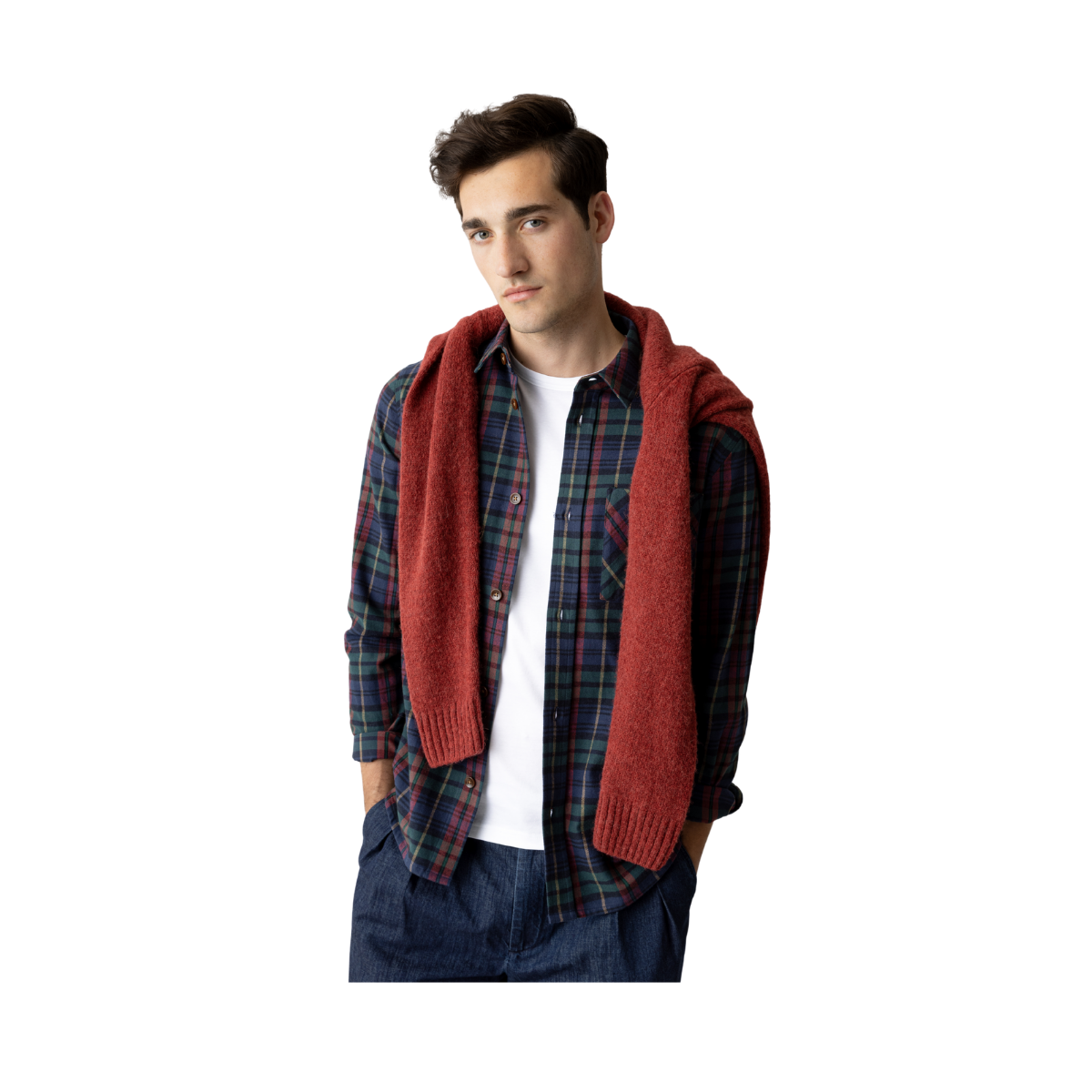 MMGDavid Hang Overshirt - Burnt Russet