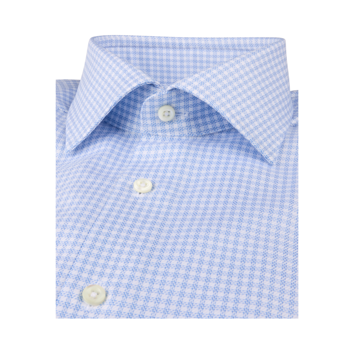 Regular C77 RM cuff - Light blue check