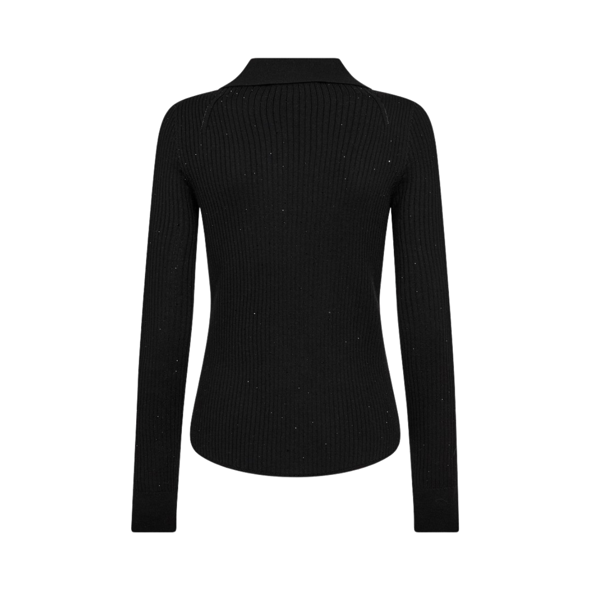 MMRonika Wool Knit Polo - Black