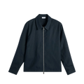 Julius Drape Linen Overshirt - JL Navy