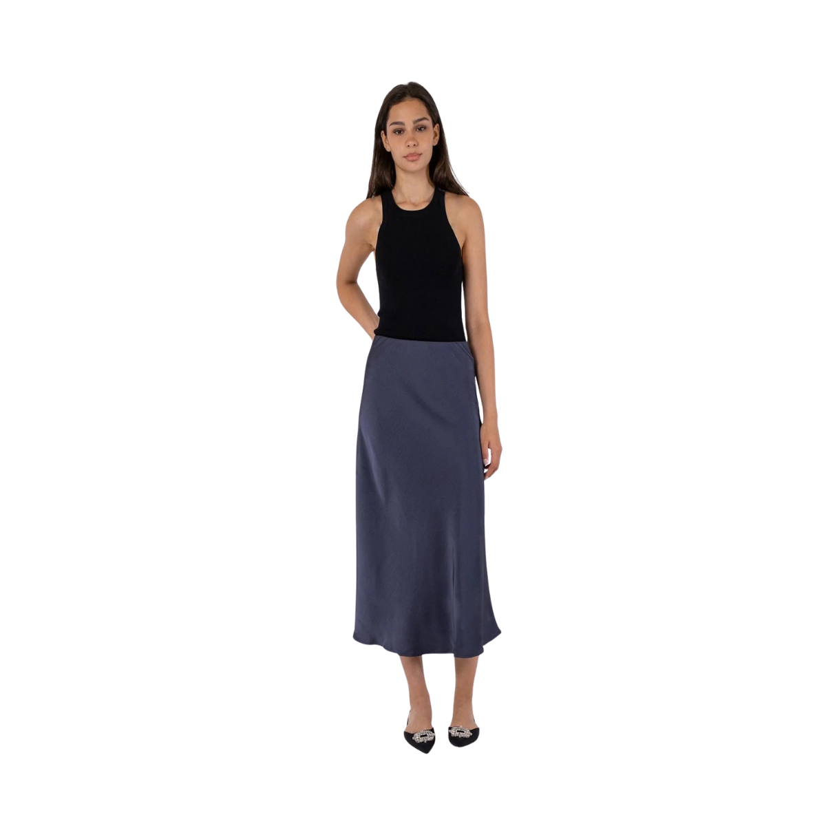 Bovary Skirt - Midnight Blue