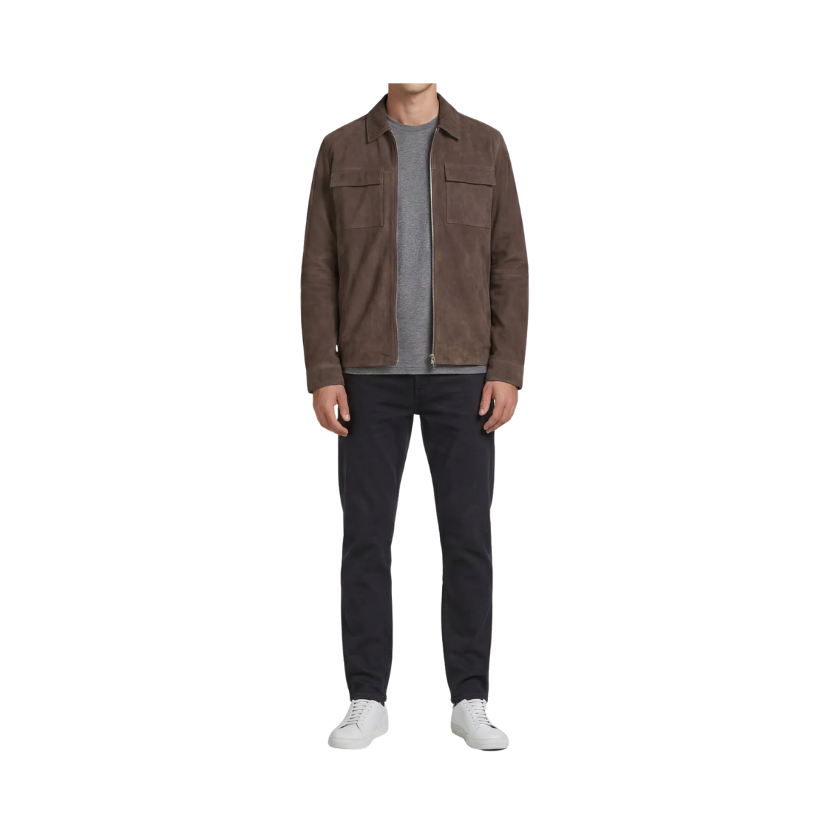 Weston Buffalo Suede - 300 Dark Brown