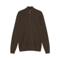 12489 CooperSi Halfzip Structure - Brown Coffee