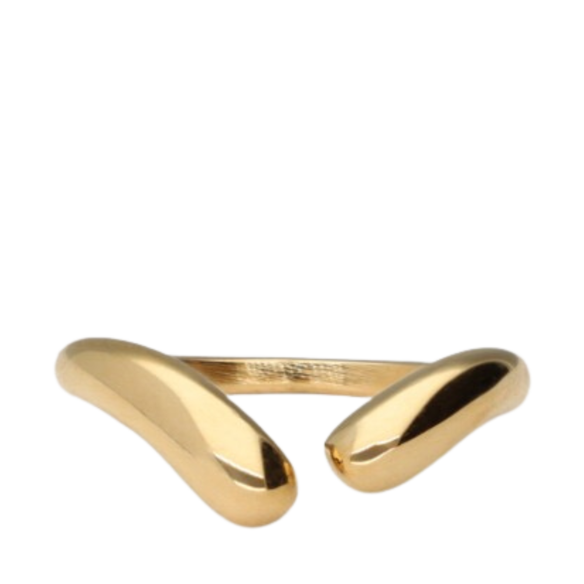 Ring open V shape OS - 1200 Gold